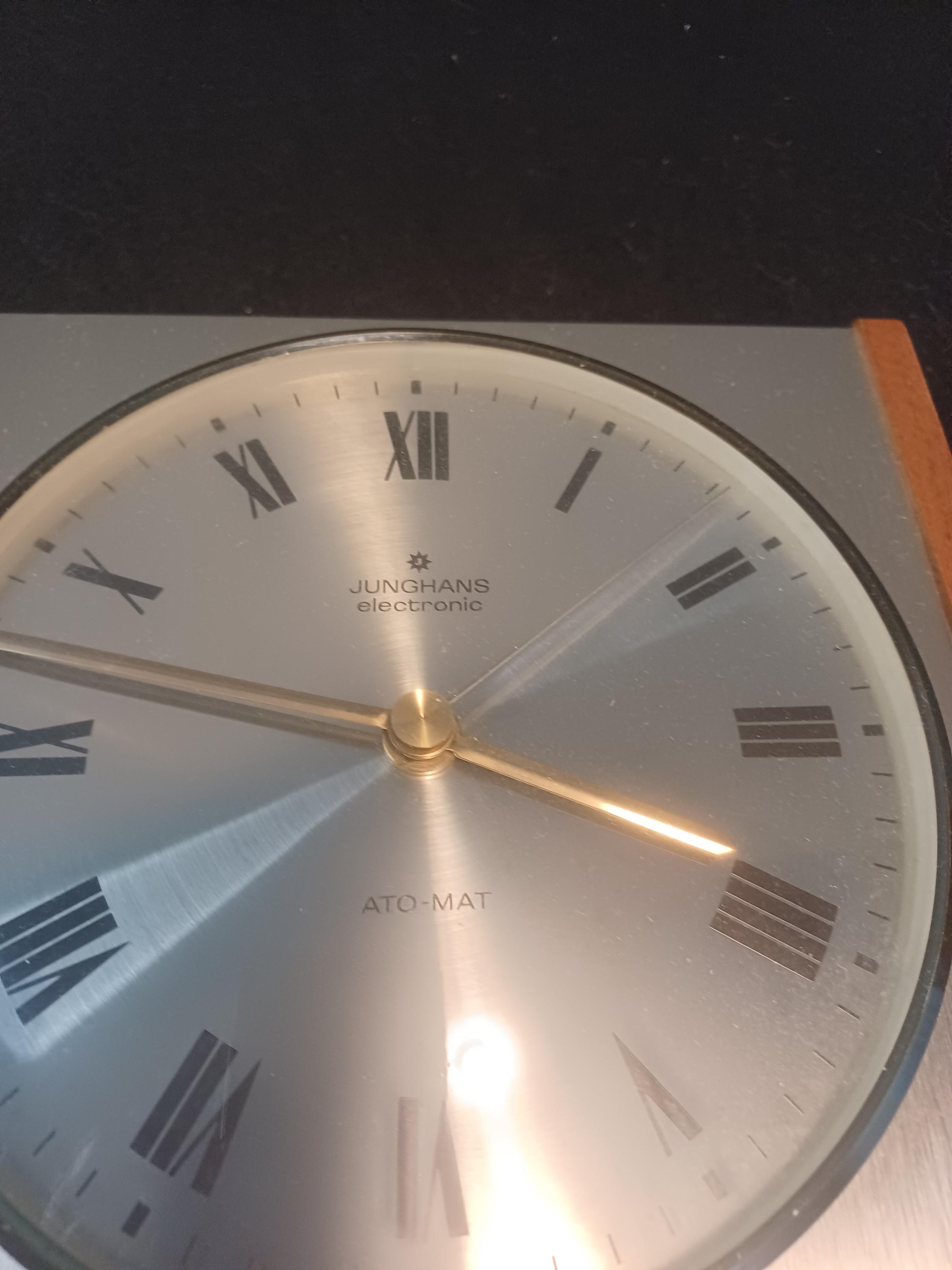 Mid Century Junghans Electronic ATO-MAT Wall Clock. - Etsy Mid Century Junghans Electronic ATO-MAT Wall Clock. - Etsy