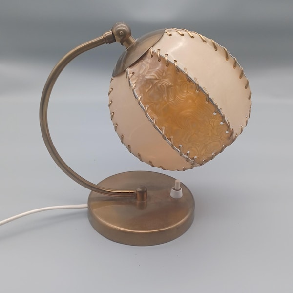 Small lamp 1930s Art Deco Bauhaus style usable as a table lamp or wall lamp, bedside lamp