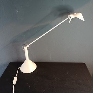 Lampada da scrivania a sbalzo con luci brillanti, lampada alogena di Heico Linke, progettata in stile vintage spaziale