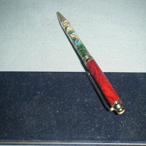 Cloisonne Owari Shippo ballpoint pen in original box NOS image 5