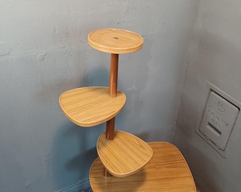 Vintage planta soporte mesa de riñón taburete de flores Rockabilly Mid Century 50s 60s