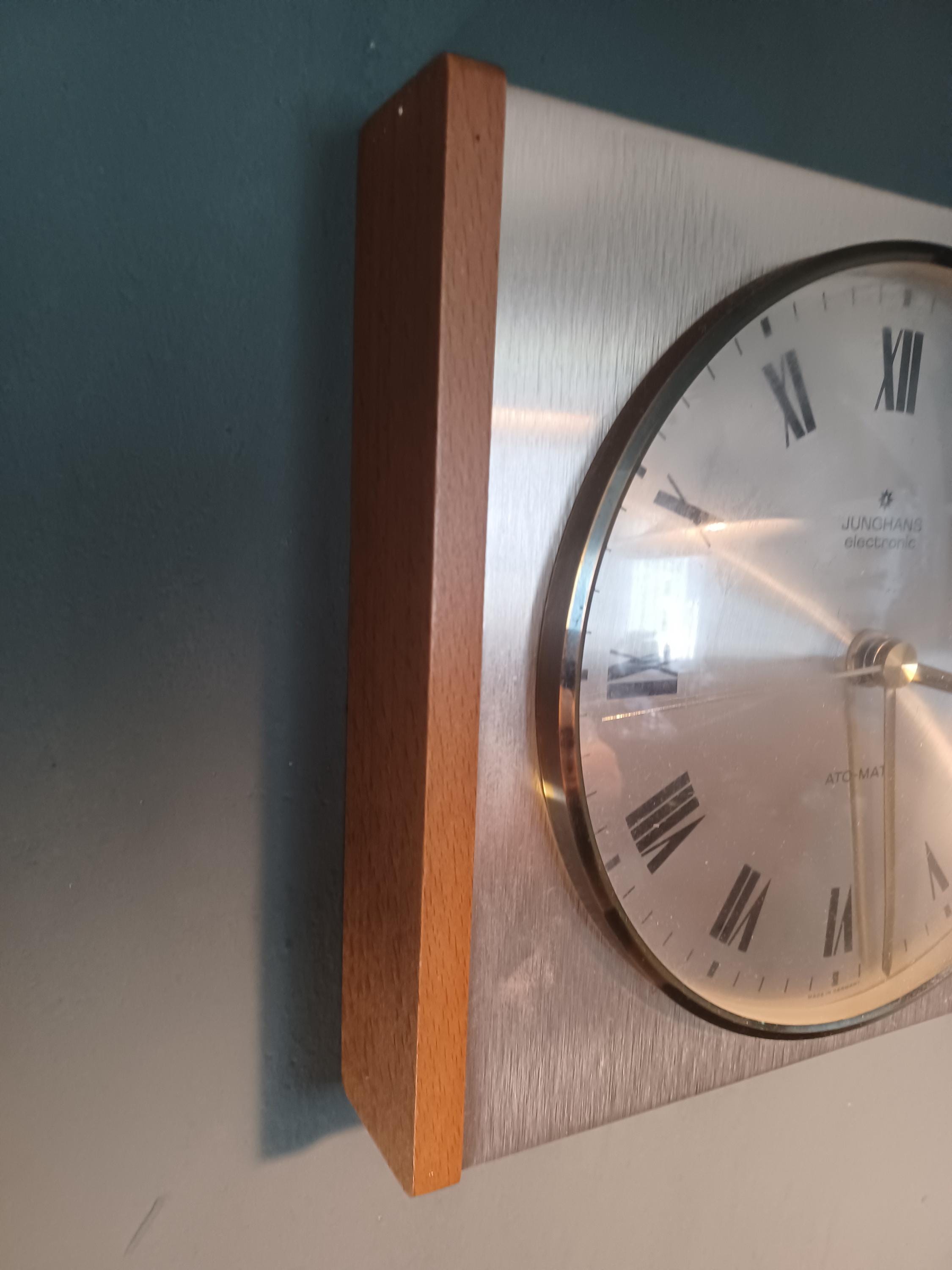 Mid Century Junghans Electronic ATO-MAT Wall Clock. - Etsy