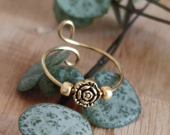 Anxiety ring | Fidget ring gold colored