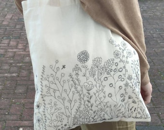 Jute bag, carrier bag, fabric bag, handle bag