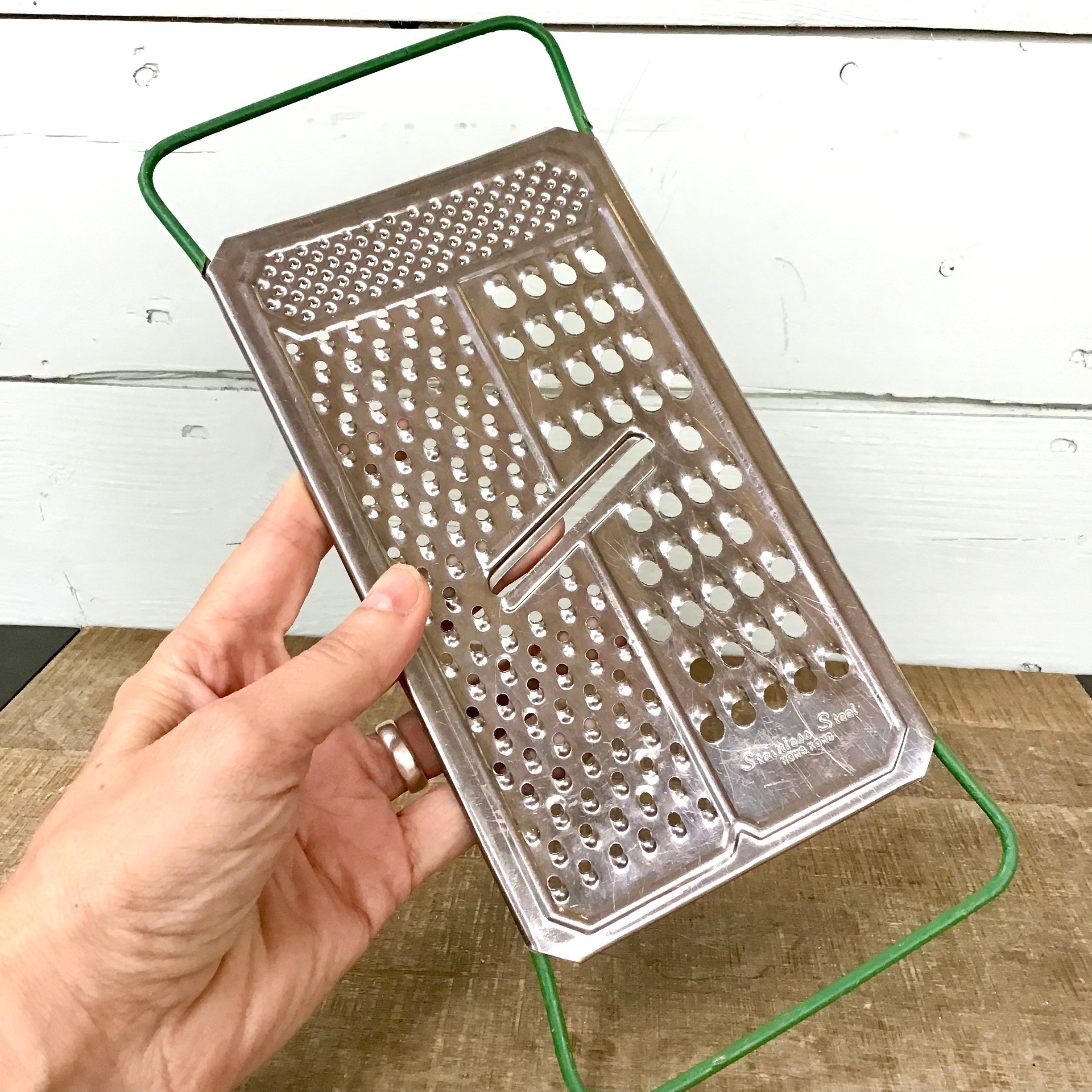 Set of 2 vintage metal graters for cheese & vegetables great Etsy
