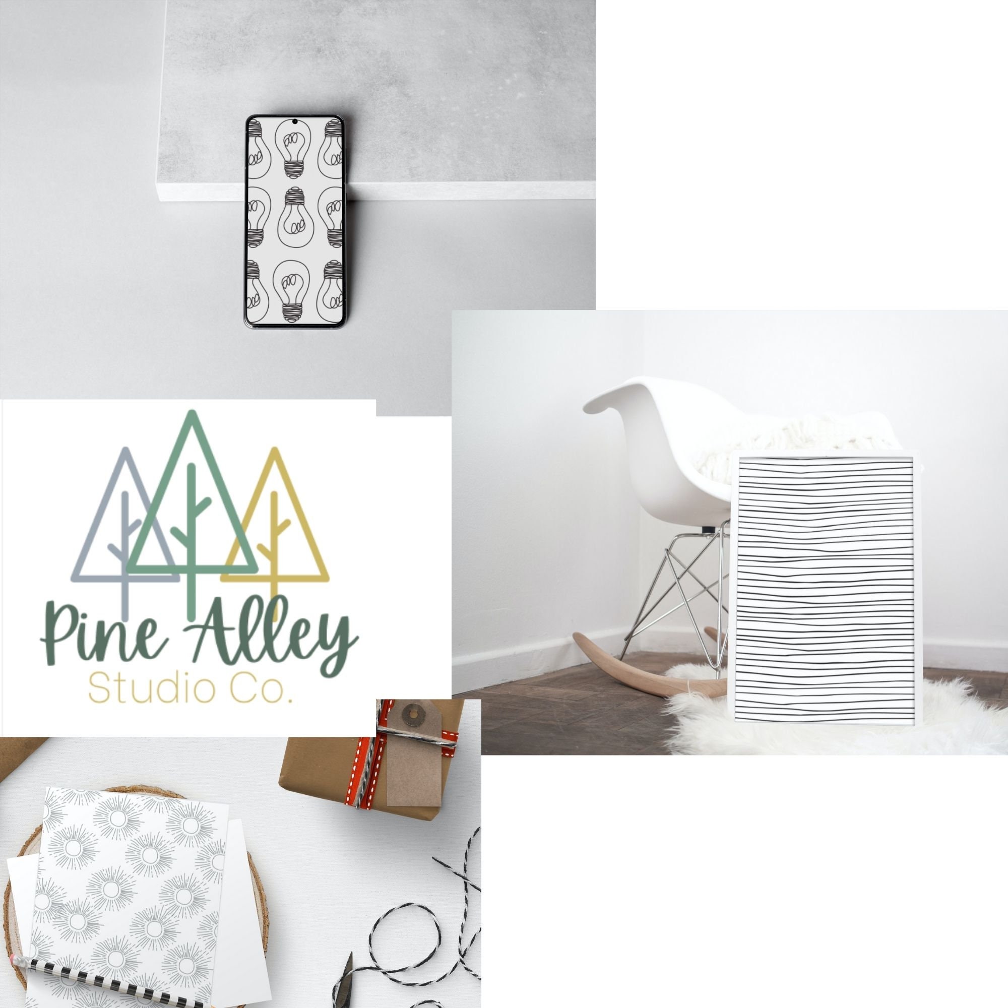 Black and White Doodle Digital Paper Design Package of 10- JPG - Etsy