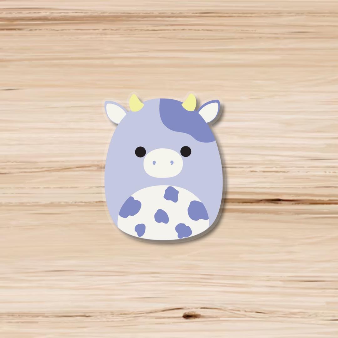 Bubba Sticker Bubba the Cow Transparent Sticker - Etsy