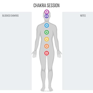 Chakra Session Printable Template