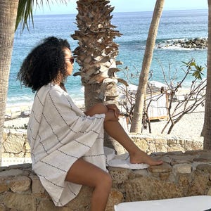 Handwoven Travel Shawl / Blanket / Towel
