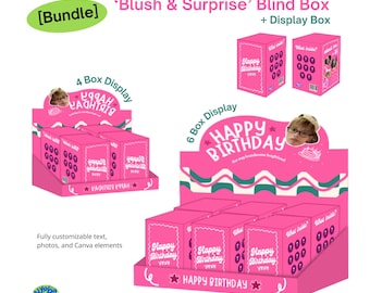 Blush & Surprises Blind Box | Canva Template