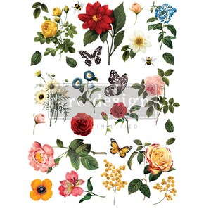 Majestic Garden | Rub On No Water Transfer | ReDesign with Prima | Large Decor Transfers for Furniture | Massie and Willows