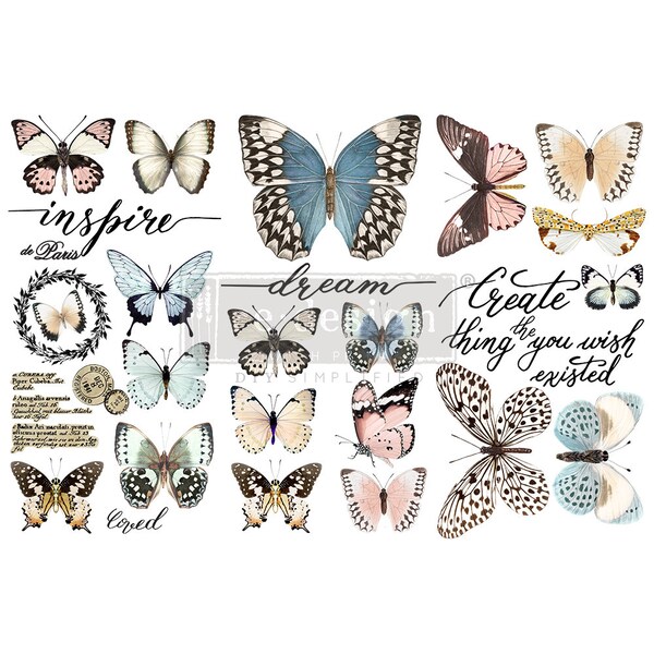 Furniture Transfers Butterflies Etsy