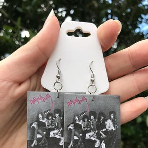 New York Dolls Self-Titled Album Handmade Earrings