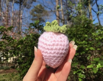 Crochet Stuffed Strawberry Amigurumi