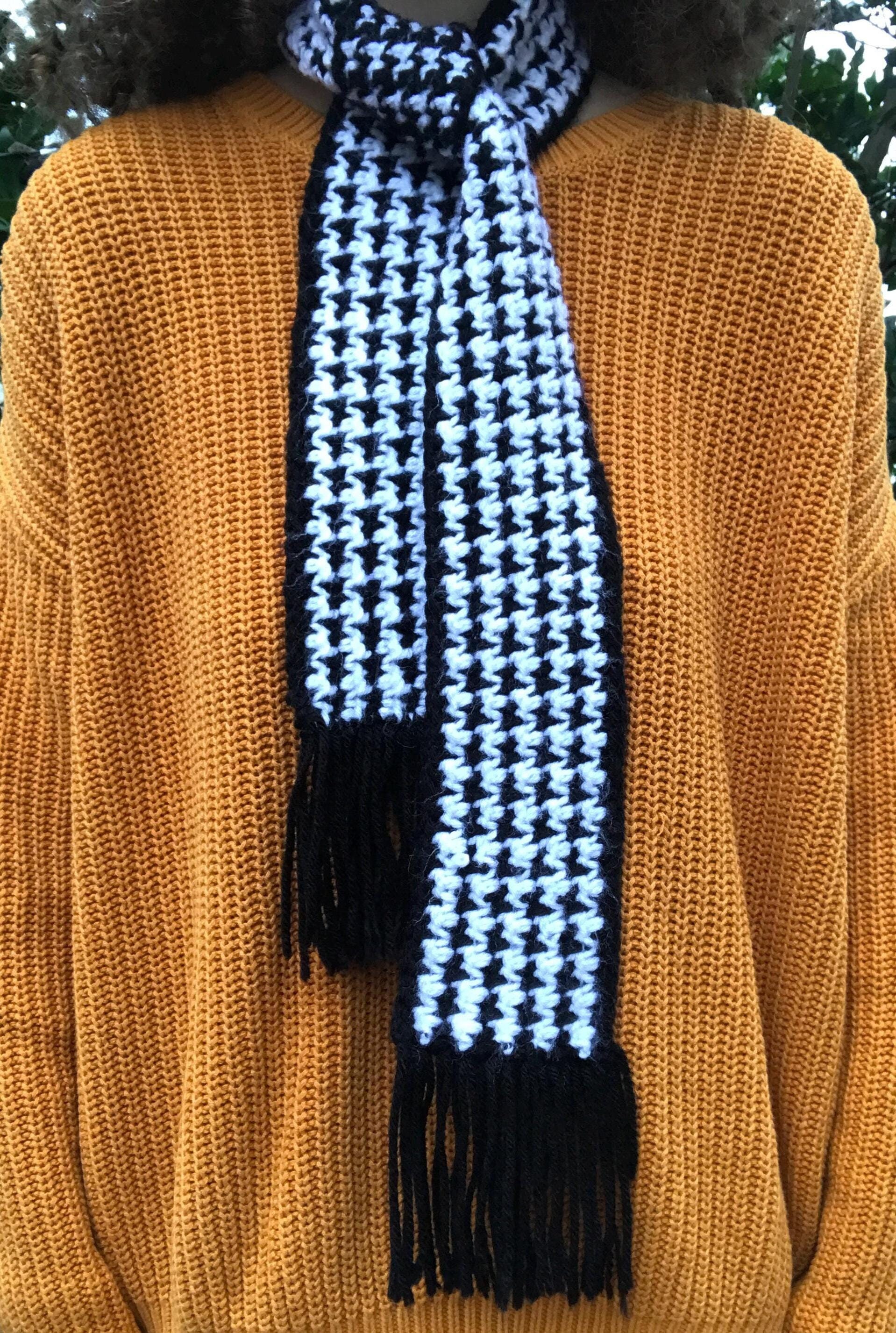 Bob Dylan Blonde on Blonde 60's Inspired Crochet Scarf