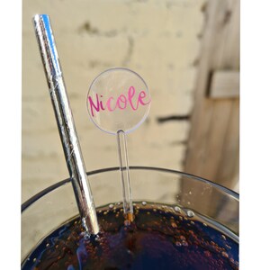 Boisson personnalisée / Cocktail stirer. Baby shower, poule do, douche nuptiale, fête, mariage, fête de fiançailles, verrerie, vaisselle, décoration