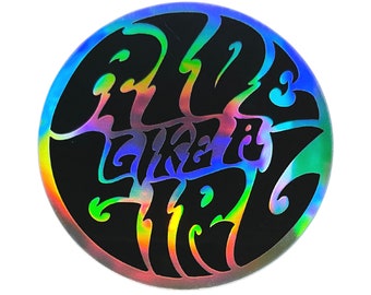 Ride Like A Girl Holographic Sticker - Aesthetic Holographic Sticker for Bullet Journal, Scrapbook, Laptop & Phone | Gift for Women Bikers