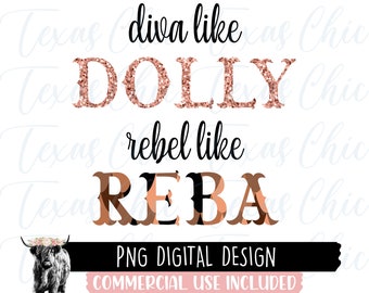 Diva Like Rebel Like | Sublimation Designs Downloads | Png | Country | Western | Southern | Instant Download | Country Music |