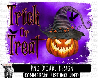 Trick Or Treat Png | Sublimation Designs Downloads | Halloween | Halloween Png | Halloween Designs | Png File For Sublimation | Digital File