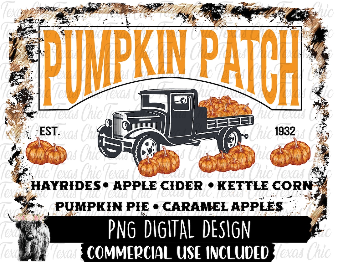 Pumpkin Patch | Sublimation Designs Downloads | Png | Fall Png | Fall ...