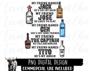 My Friend Named Png Sublimation | Sublimation Designs Downloads | Png | Country | Western | Instant Download | Png