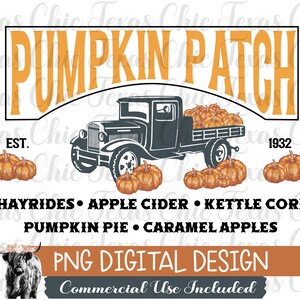Pumpkin Patch Png, Sublimation Designs Downloads, Png, Digital Designs, Digital Downloads, Fall Png, Fall Designs, Sublimation, Pumpkin Png