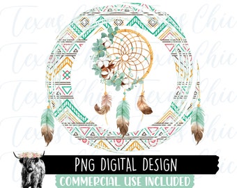Boho Dreamcatcher | Sublimation Designs Downloads | Png | Boho | Instant Download | Png Files For Sublimation | Boho Png | Dreamcatcher Png