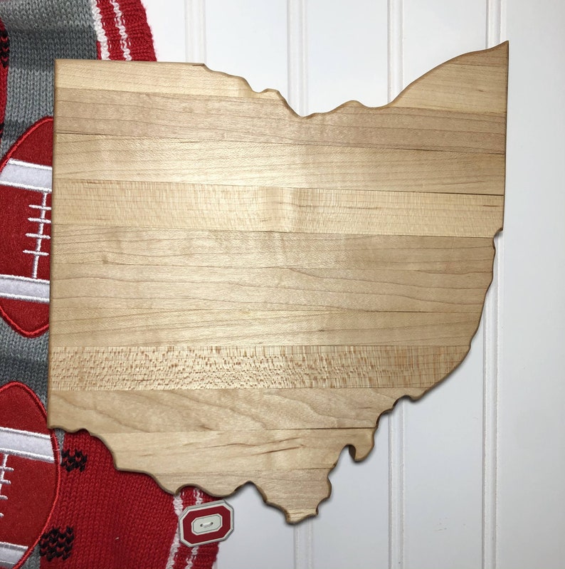 State Shaped Cutting Board/charcuterie Board Etsy