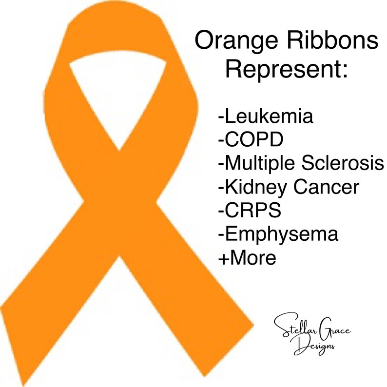 Leukemia, Multiple Sclerosis, FND, COPD, CRPS, Kidney Cancer, Emphysema, Elastic Awareness Bracelet 6.75”| Orange Fire Agate Gemstone image 10