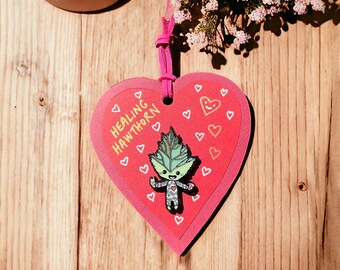 Healing Hawthorn Enamel Pin