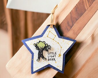Little Light Bear Enamel Pin