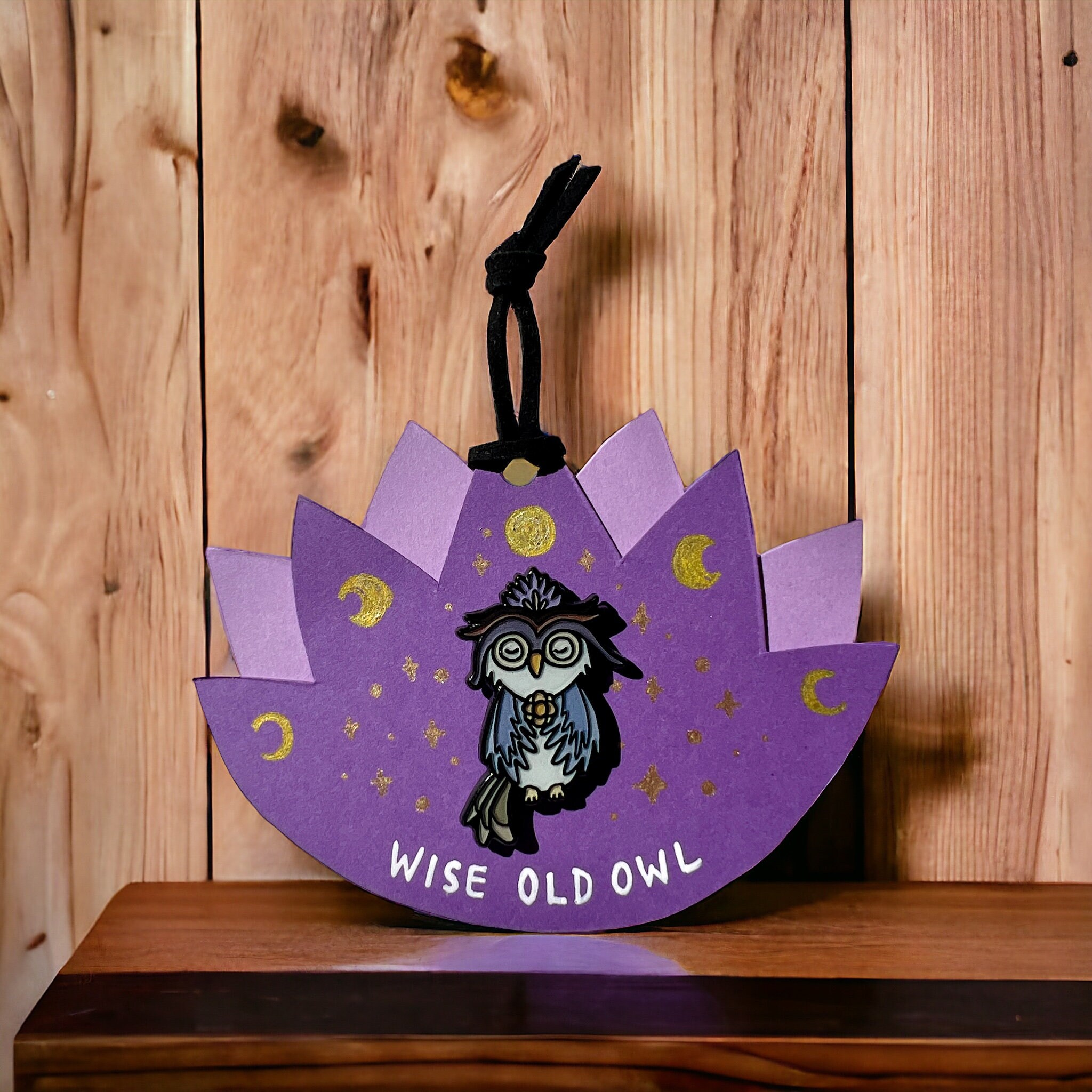 Wise Old Owl Enamel Pin