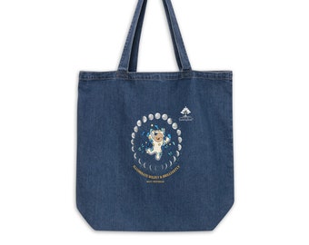 Misty Moonbeam Organic Denim Tote