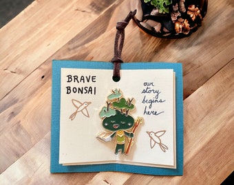 Brave Bonsai Enamel Pin