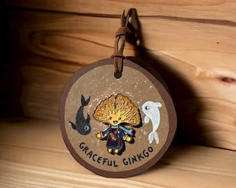 Graceful Ginkgo Enamel Pin