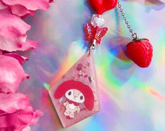 Kawaii, Little Forest, Red, Strawberry, Switch / Phone Charm