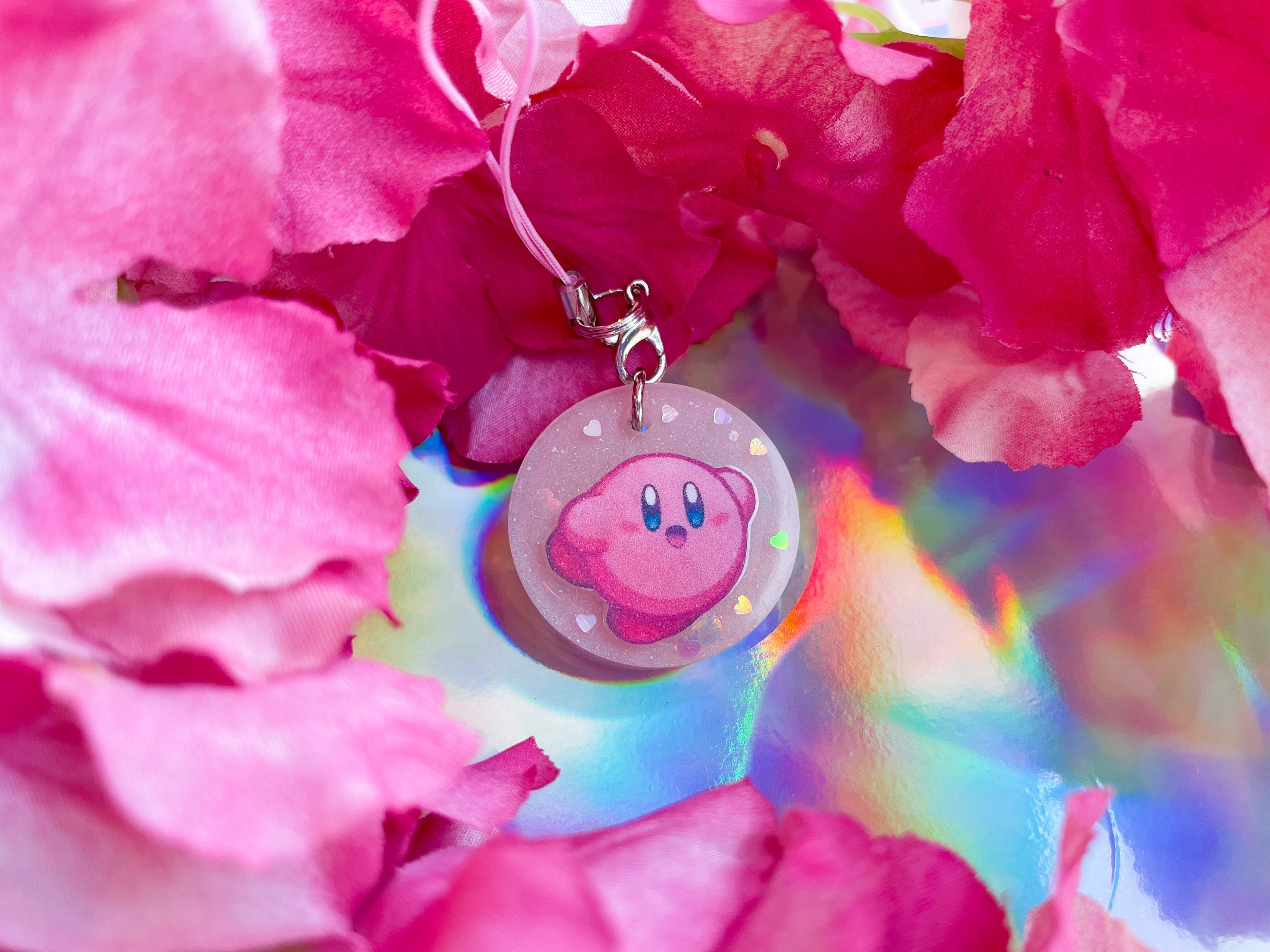 Kawaii Kirby Glitter Pin Bundle – bakakitty