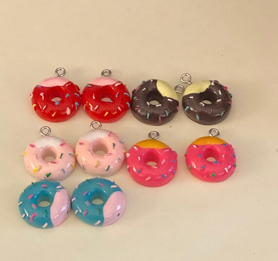 Donut dangle earrings