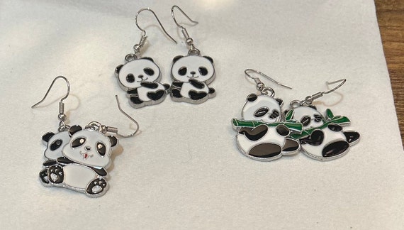 Cute Panda earringa