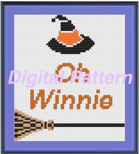 Oh Winnie Halloween Fall Hocus Pocus Sanderson Sisters Cross Stitch Pattern