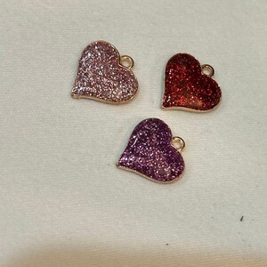 Heart earrings Valentine’s Day love red pink