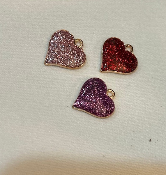 Heart earrings Valentine’s Day love red pink
