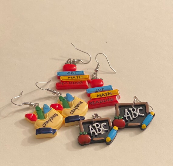Teacher appreciation earrings