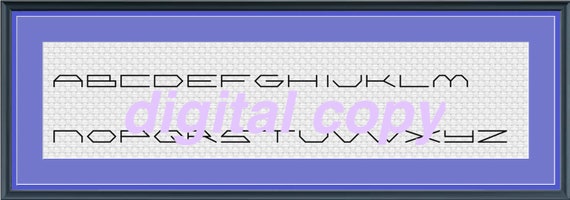 Alphabet 5-pack #1 includes 5 different alphabet styles