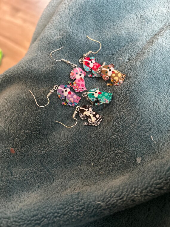 NEW DOG EARRINGS