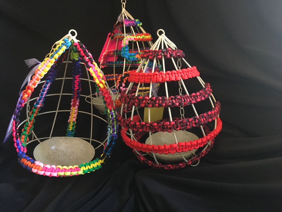 Paracord Bird Feeders Etsy