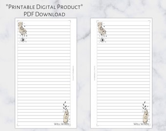Personal Gratitude & Good Will Insert | Printable Planner Insert | Personal Size | 6 Ring Planner