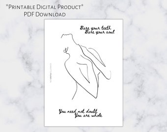 Pocket Bare It All Dashboard | Printable Planner Dashboard | Pocket Size | 6 Ring Planner