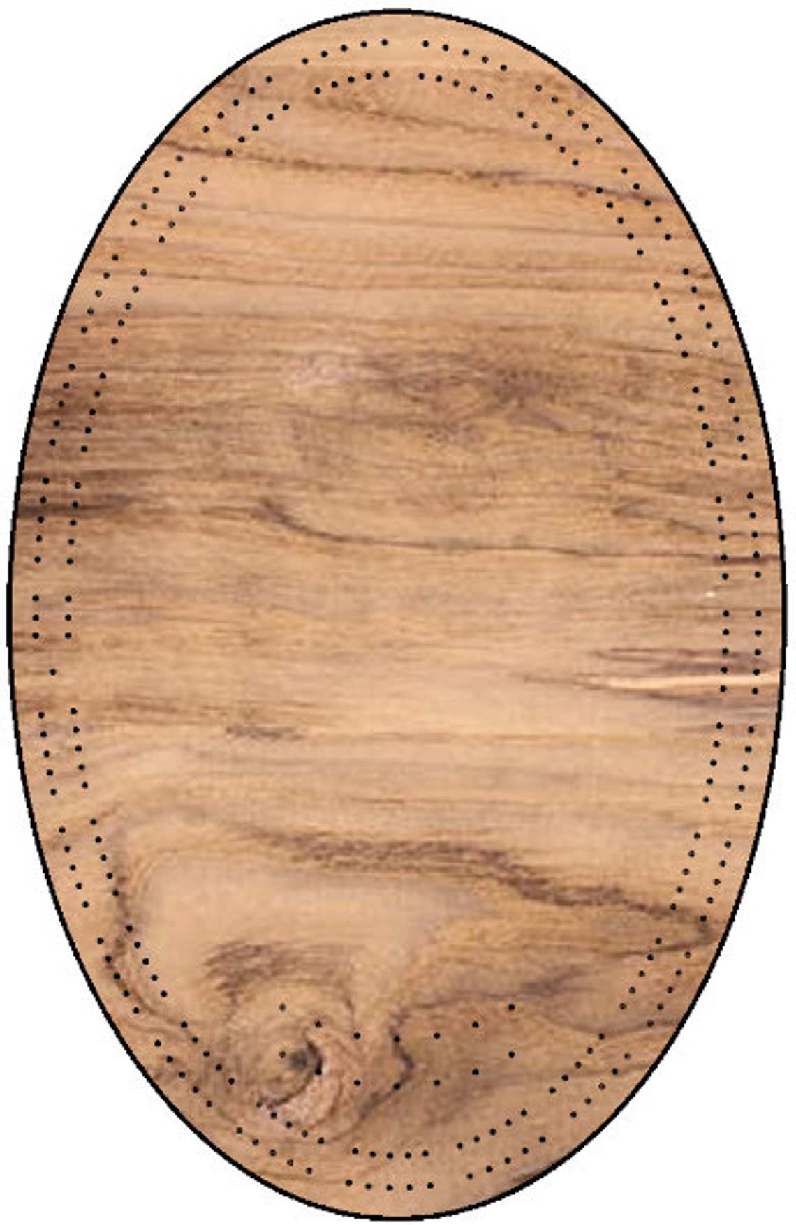 Oval Cribbage Board Template Download for Laser Engraving Etsy