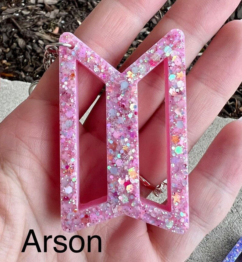 BTS Logo Keychain Vol. 3 Etsy